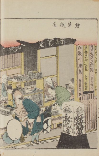 江戸時代の絵草紙屋の資料画像